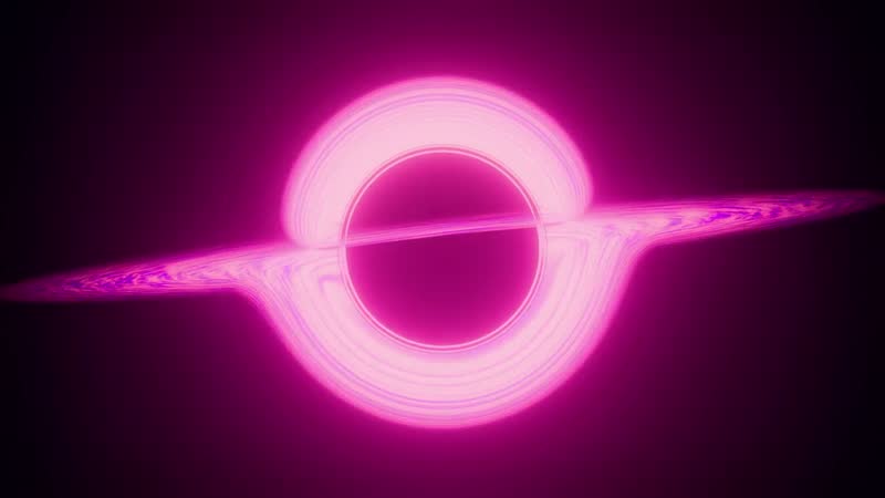 Black hole still from the creation backdrop